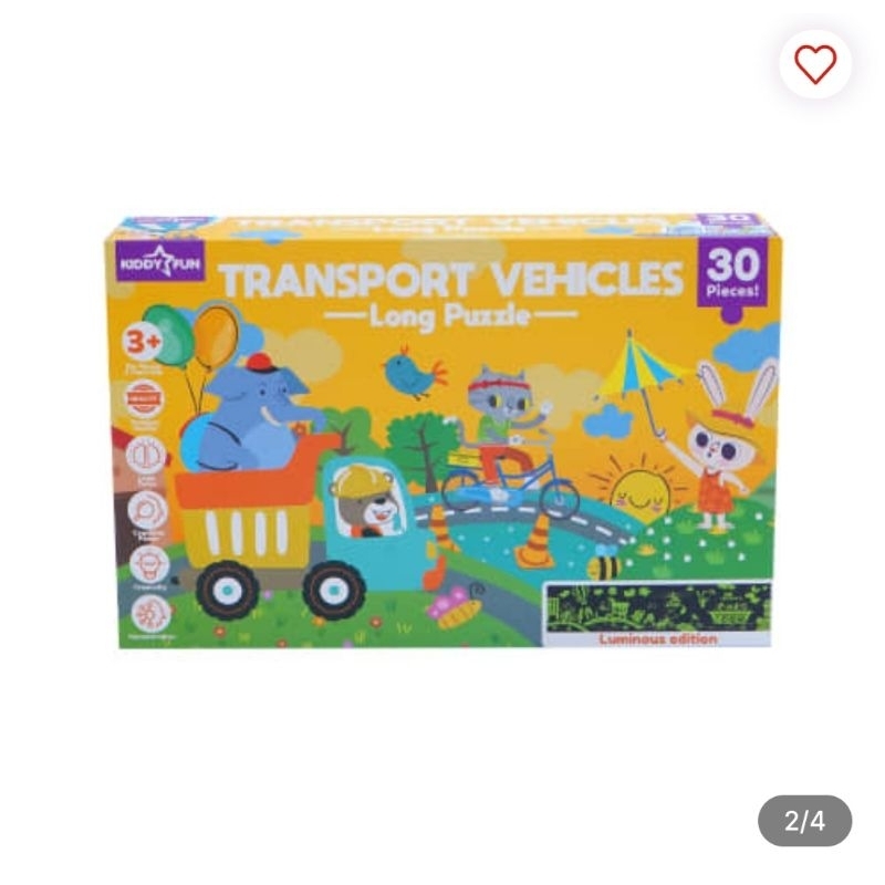 Kiddy Fun Puzzle Transport Vehicle 8012