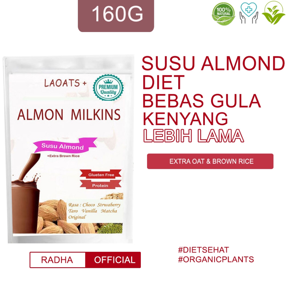

Susu Almond Penurun Berat Badan Almond Milk Diet Low Fat Oat Milk Susu Rendah Lemak Untuk Diet Non Sugar Laoats