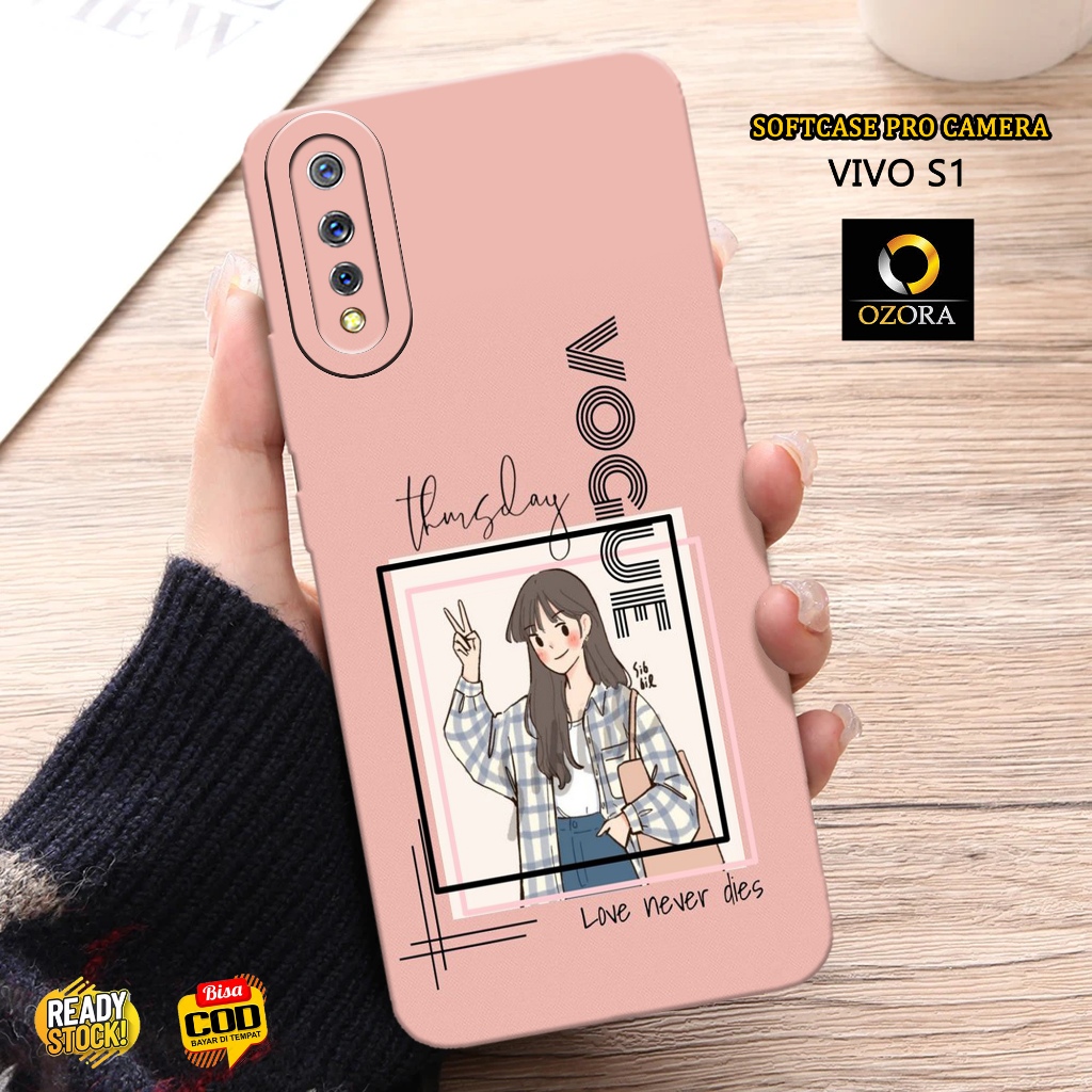 OZORA - Case Vivo S1 Terbaru - Fashion Case AESTHETIC - Casing Vivo S1 - Softcase Vivo S1 - Aksesori