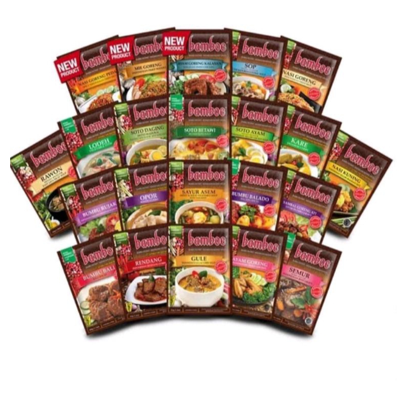 

Bumbu masak instan/bumbu jadi/bumbu praktis/bumbu masak bamboe