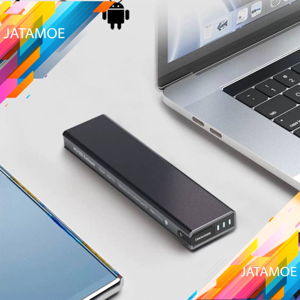 DockCase 3 Seconds Power Loss Protection M.2 NVMe Smart SSD Enclosure
