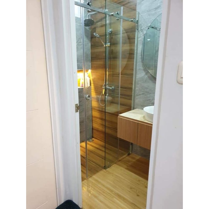 kaca sliding kamar mandi-sliding shower glass door