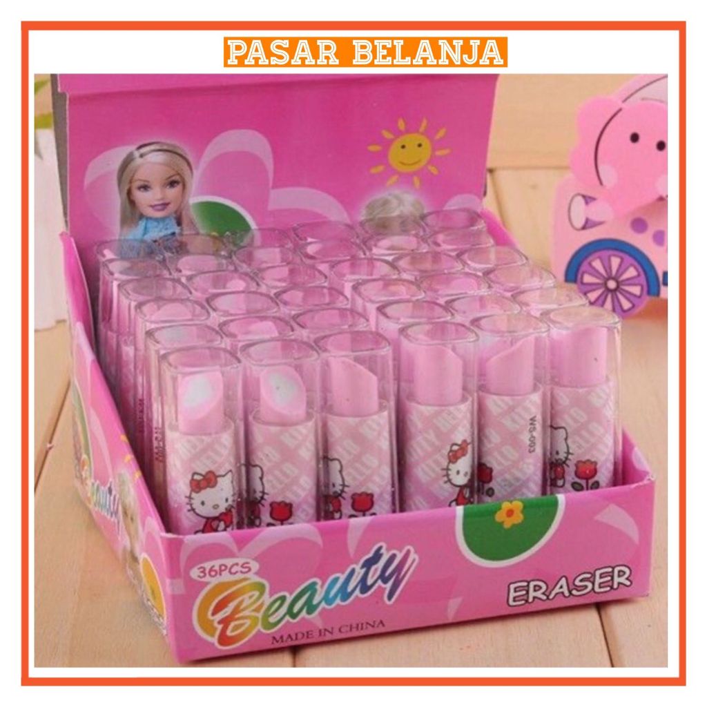 

P455143 Penghapus Lipstik Motif Lucu