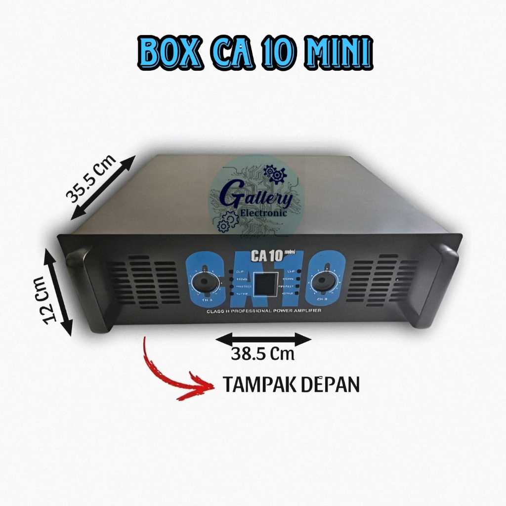 BOX CA10 Mini / Bok Power Amplifier CA 10 Series Bahan Tebal