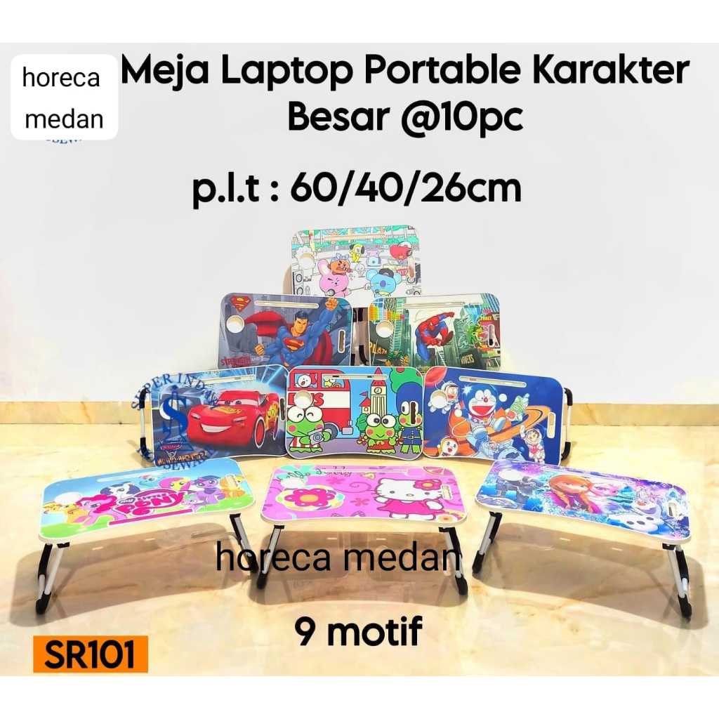 Meja Belajar Portable anak / Meja Laptop / Meja Lipat Serbaguna