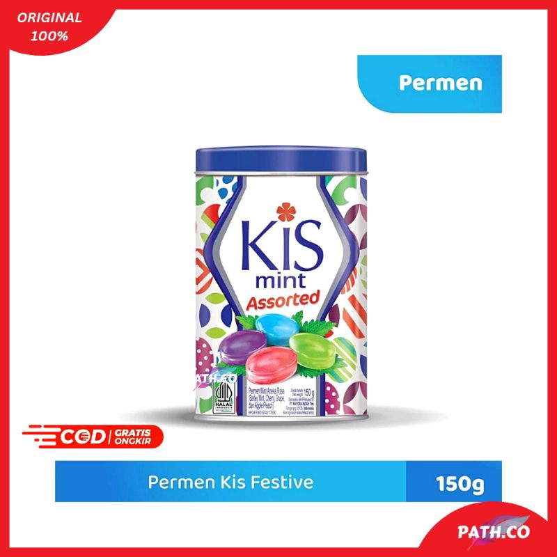 

Kis Festive 150gr | Permen Mint Kaleng | Mint Assorted Candy