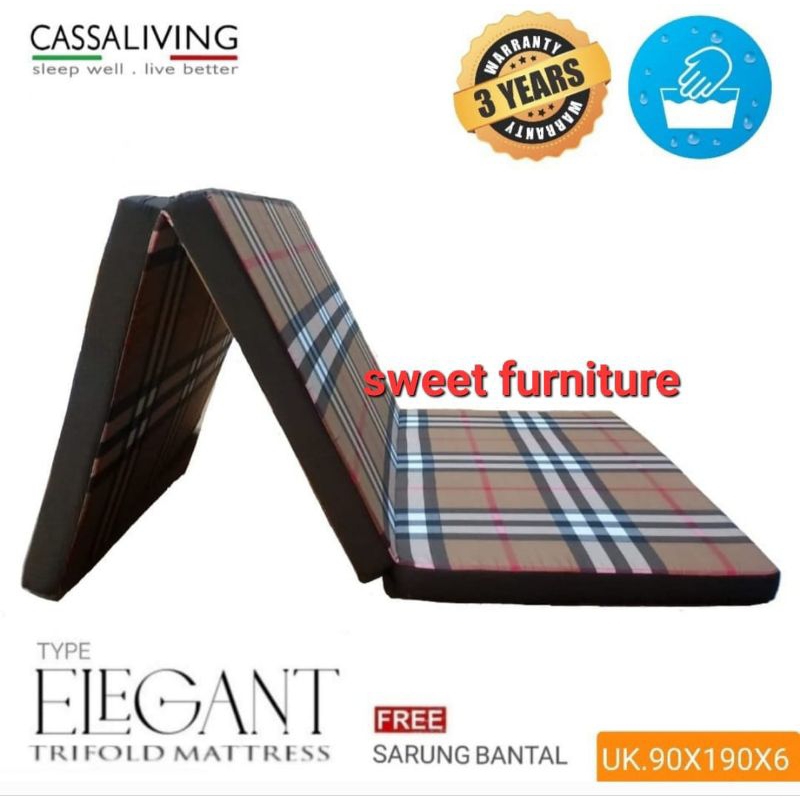 tilam busa lipat 3 murah bergaransi