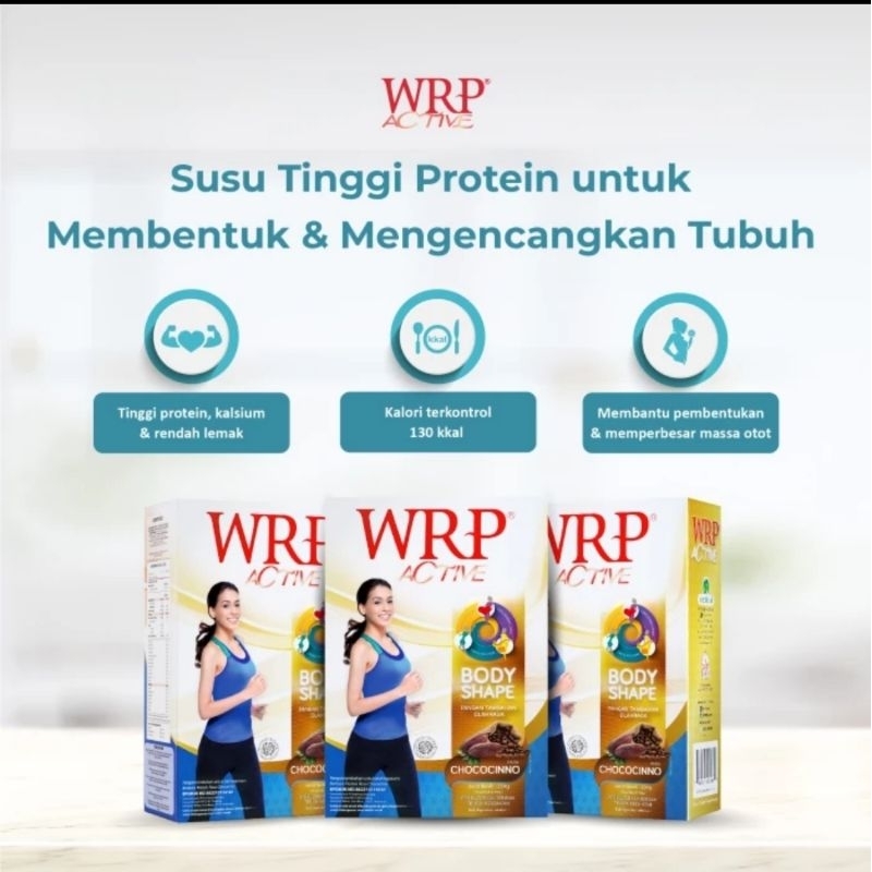 

WRP Body Shape Chococino 210gr | Susu Tinggi Protein | Susu Tinggi Kalsium