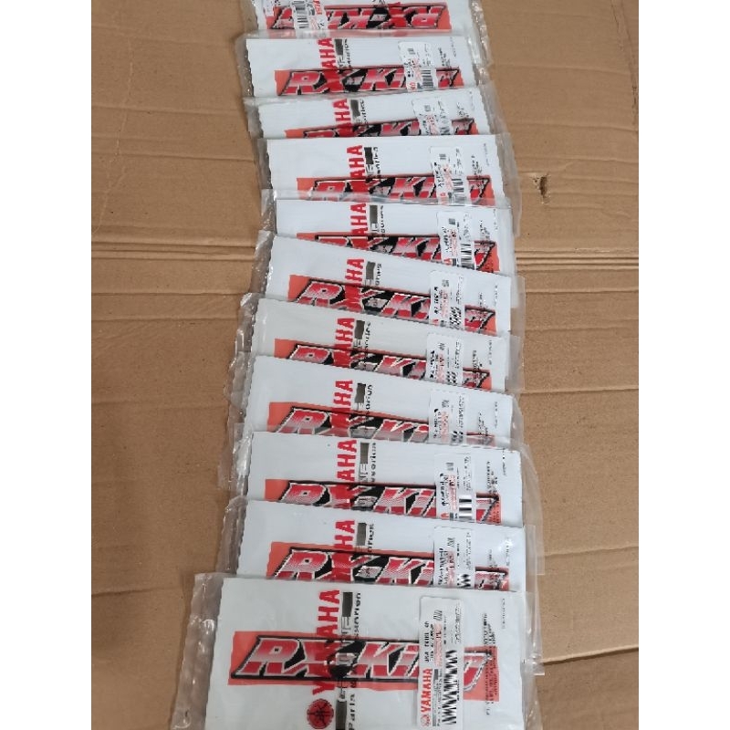 EMBLEM STICKER LOGO BOK AKI RX KING ORIGINAL EMBLEM BOX AKI SAMPING RXKING THN 2004-2006