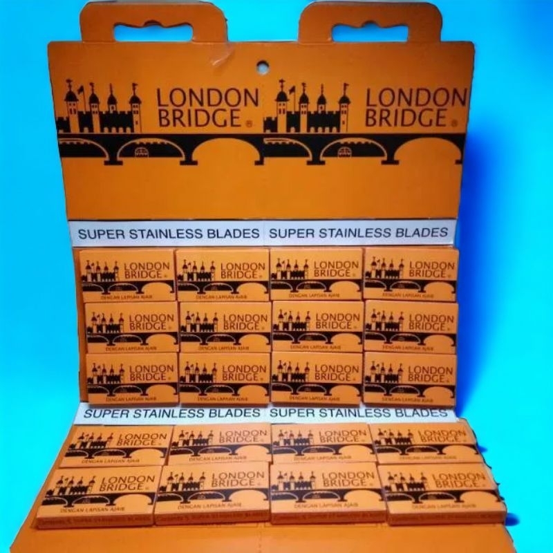 Silet london bridge | Silet isi ulang alat cukur 1lembar(100pcs)