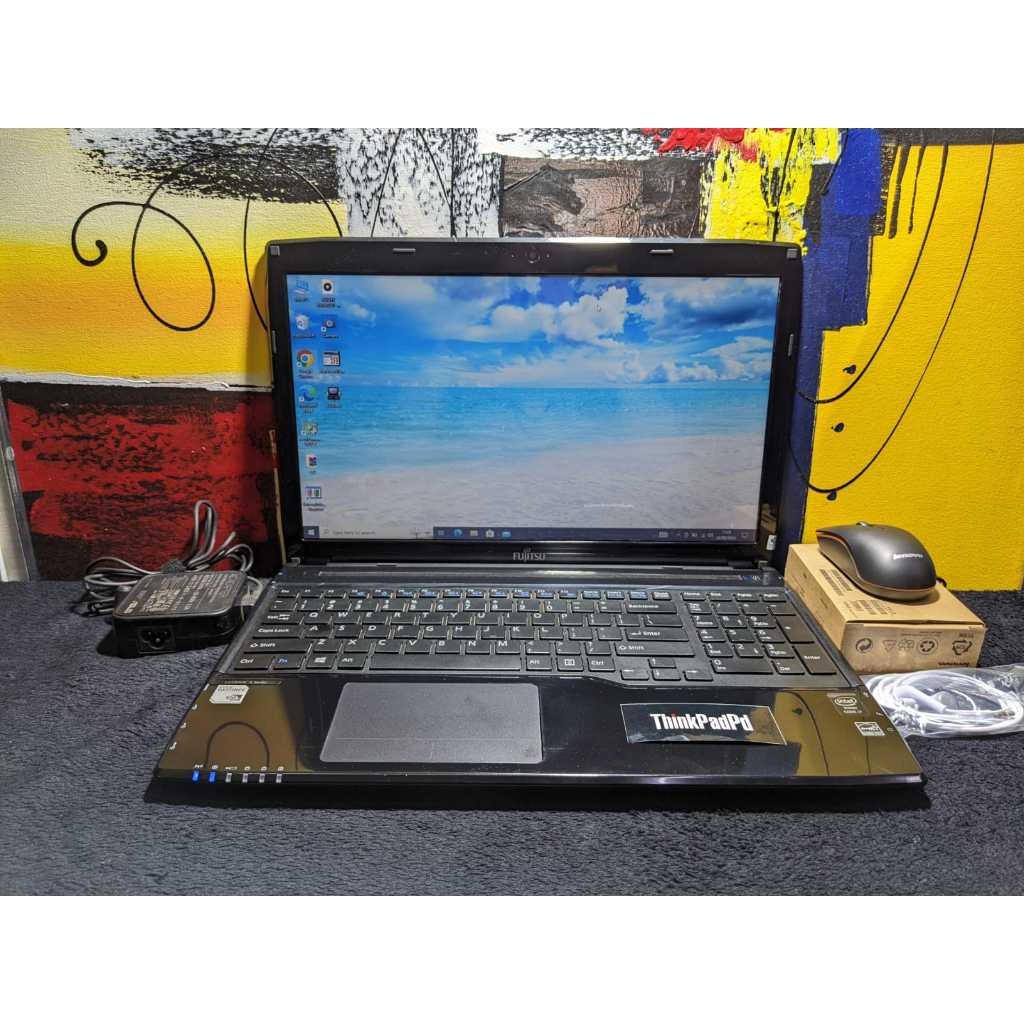 Laptop Gaming & Design Fujitsu Lifebook AH544 Core i7 4702MQ NVIDIA Ram 8gb & SSD 128 Murah