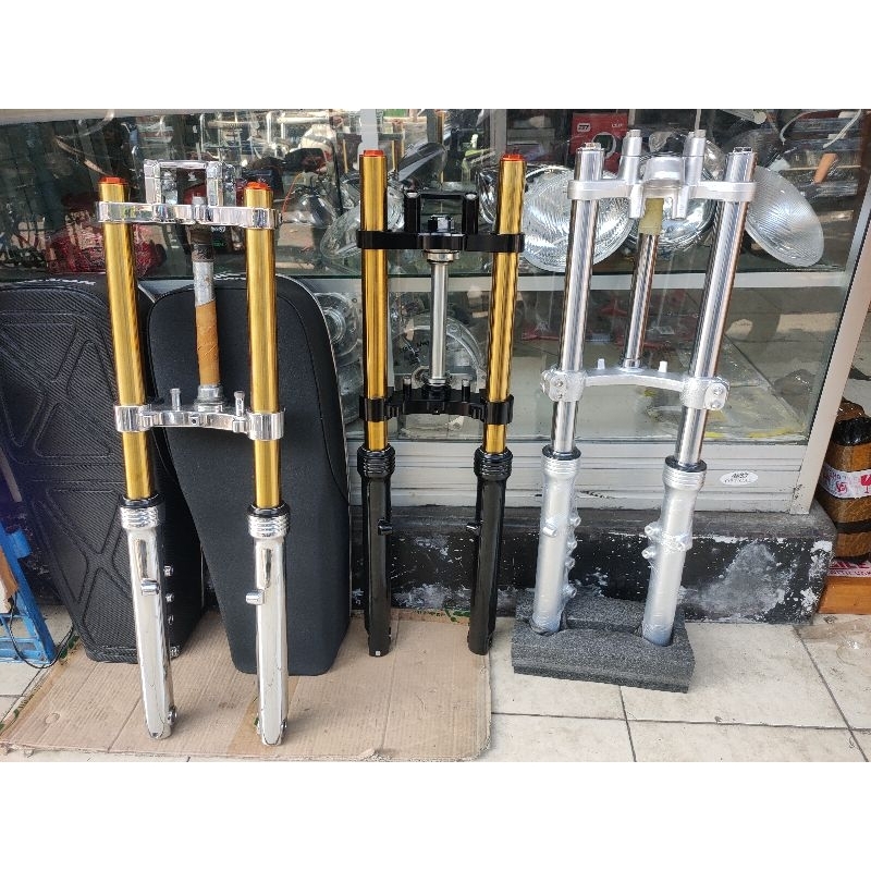 Sok depan ninja As Gold buat Rx King Pnp tinggal pasang Udah kita ganti as segitiga pnp ke rangka Rx