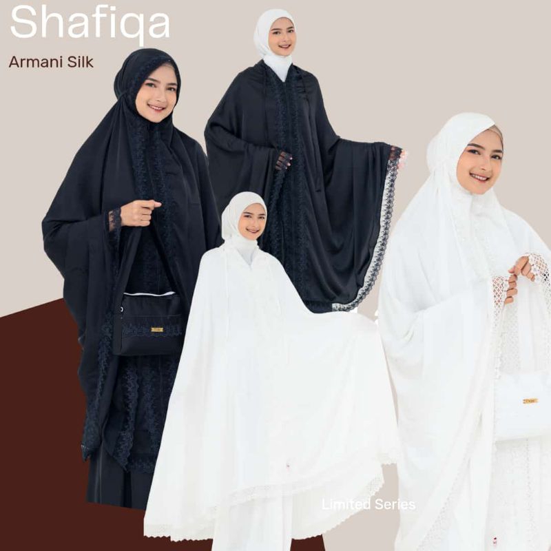 mukena armani silk renda bordir