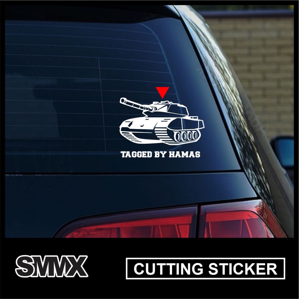 Cutting Sticker Tank Merkava