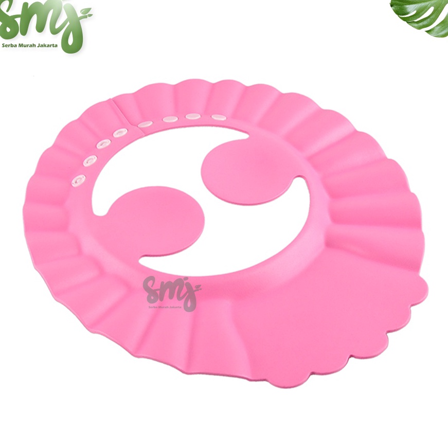 Sale SMJ  TOPI KERAMAS BAYI  BABY SHOWER CUP  PENUTUP TELINGA BAYI  SHOWER HAT  PELINDUNG KEPALA BAY