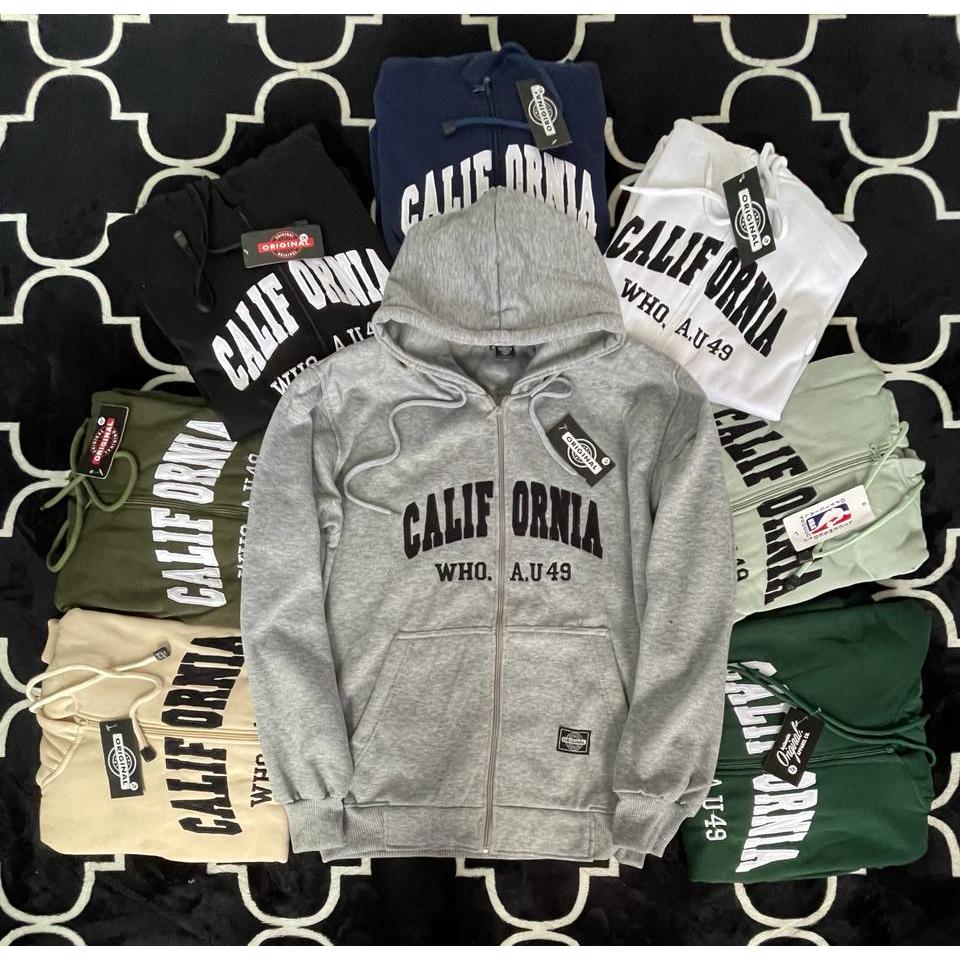Jaket Hoodie WHO.AU Zipper California Premium Quality Unisex