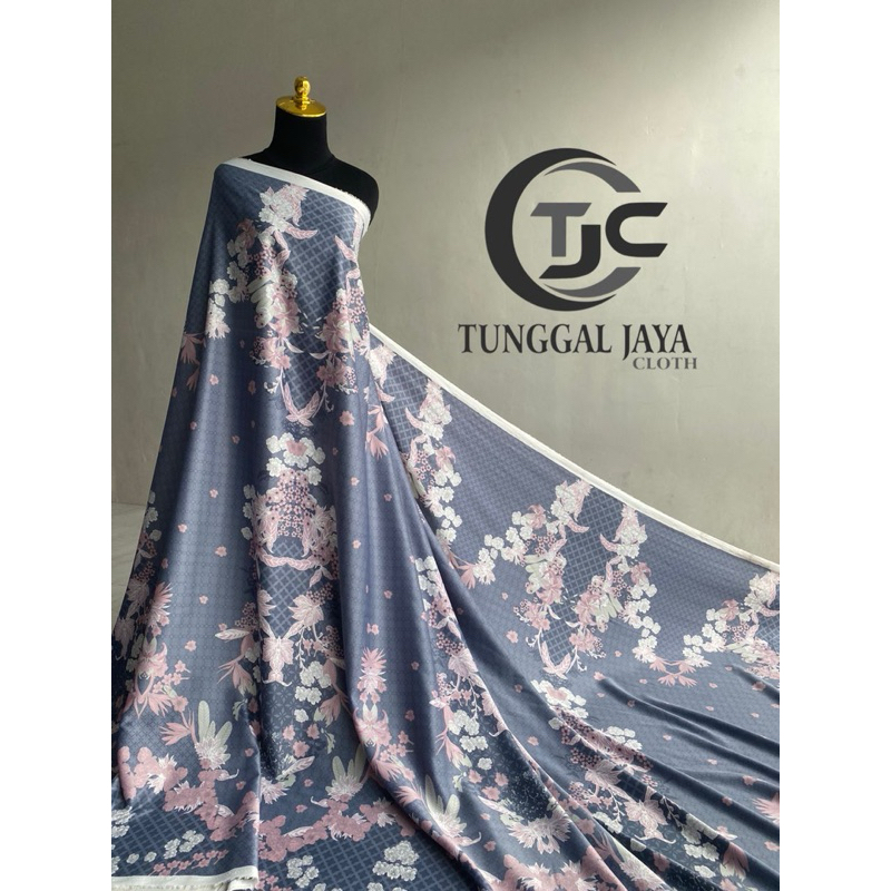 kain dior silk motif || kain dior motif bunga || kain motif