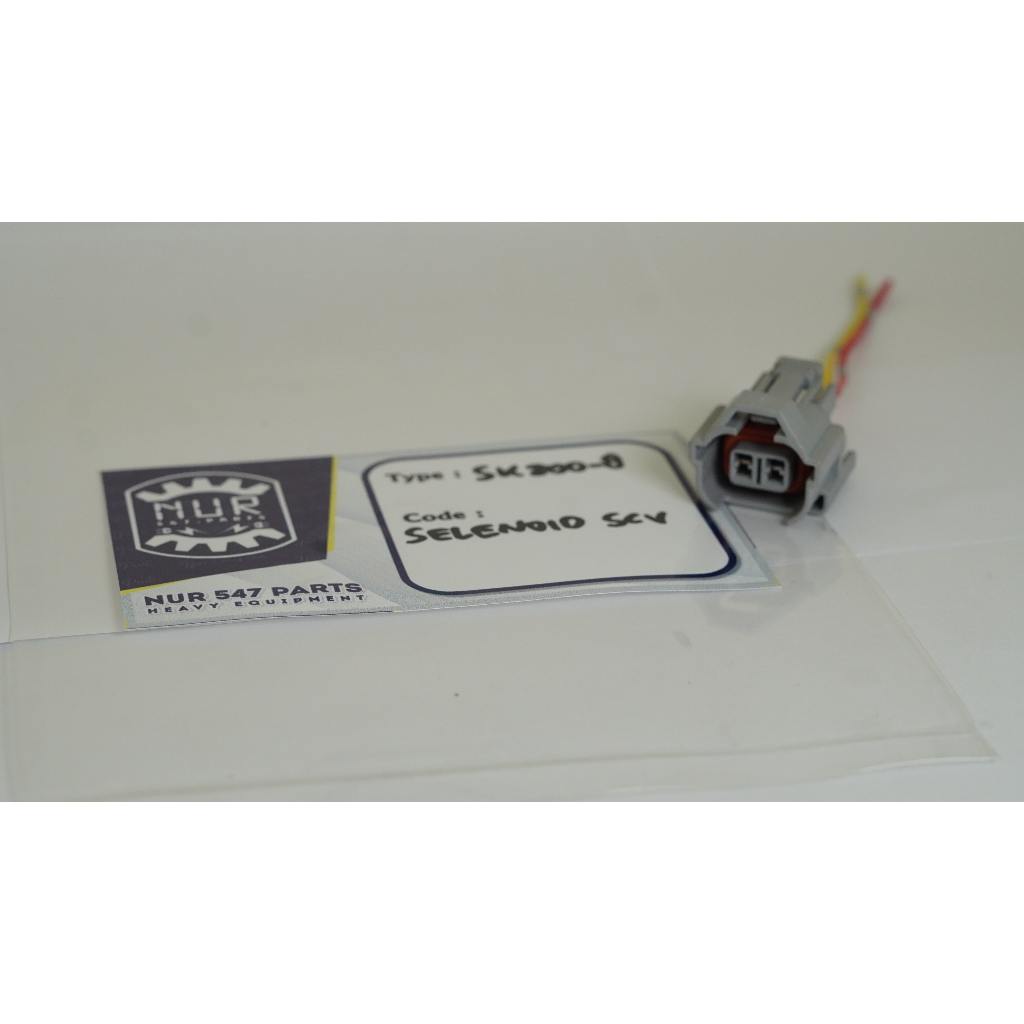 soket socket connector selenoid scv supply pump kobelco sk200