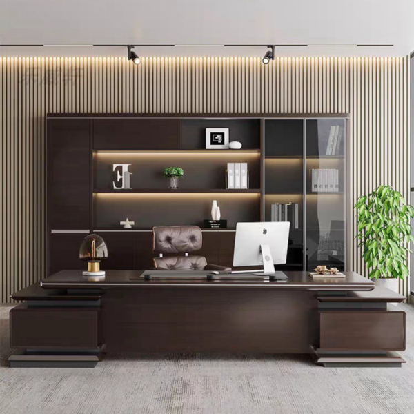 MEJA KANTOR MINIMALIS MODERN  MEJA DIREKTUR TERBAIK24 TERBATAS