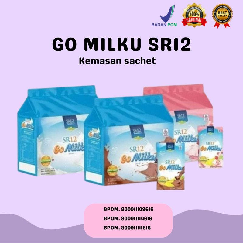 

Sr12 Gomilku Sachet/Susu kambing Etawa