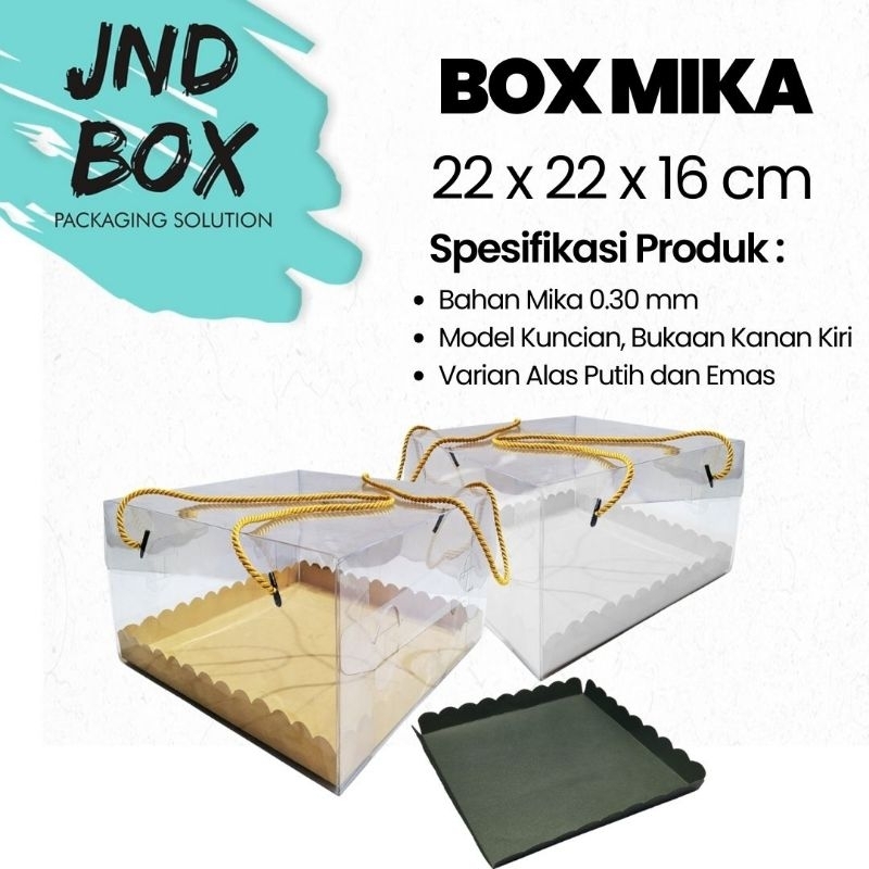 

Box Mika Doskue 22 x 22 x 16 cm (Min Order 2 Pcs)