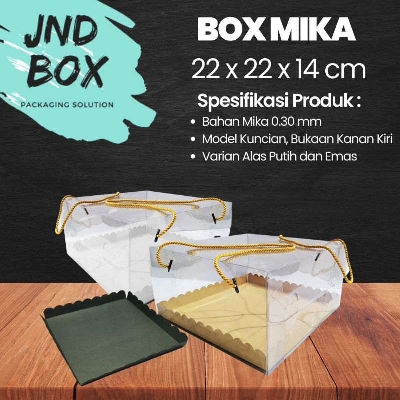 

Box Mika Doskue 22 x 22 x 14 cm (Min Order 2 Pcs)