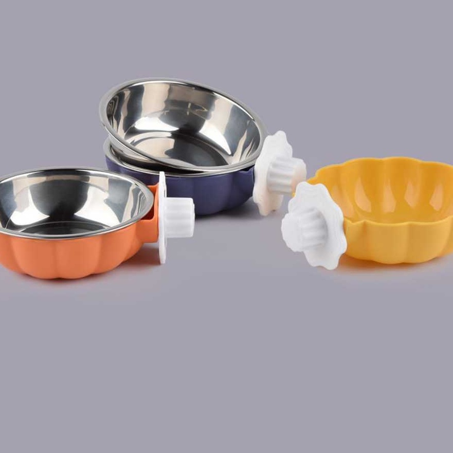 Boom Pet Bowl Pumpkin Hanging BowlTempat Makan Minum Gantung Kandang Anjing Kucing