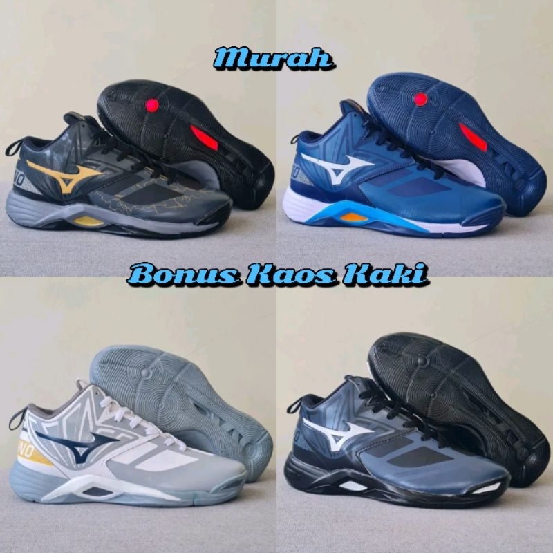 Sepatu Volly Mizuno Momentum 2 Lokal / Sepatu Mizuno Wave Momentum / Sepatu Volly Pria / Sepatu Voll