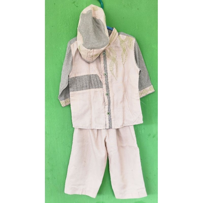 Setelan Baju Koko Anak (Preloved)