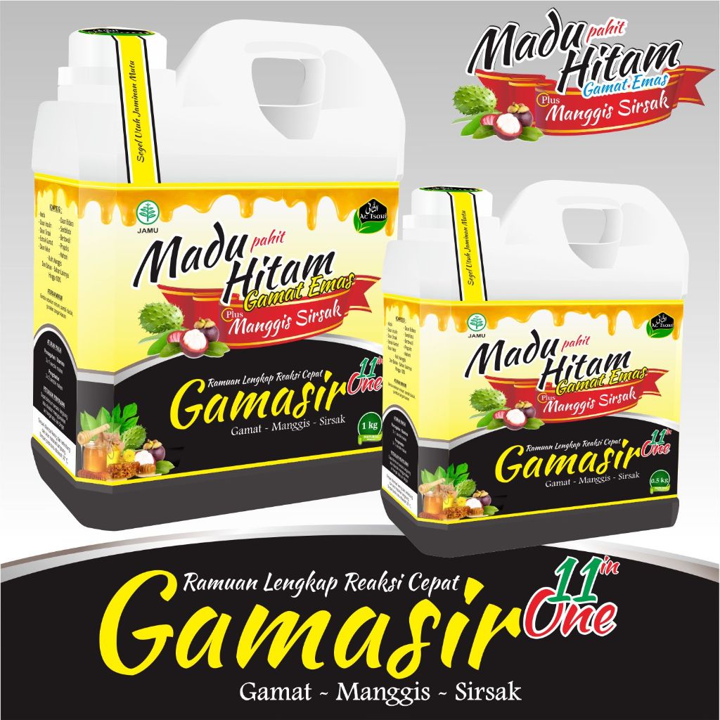

Madu Hitam Pahit GAMASIR 1kg