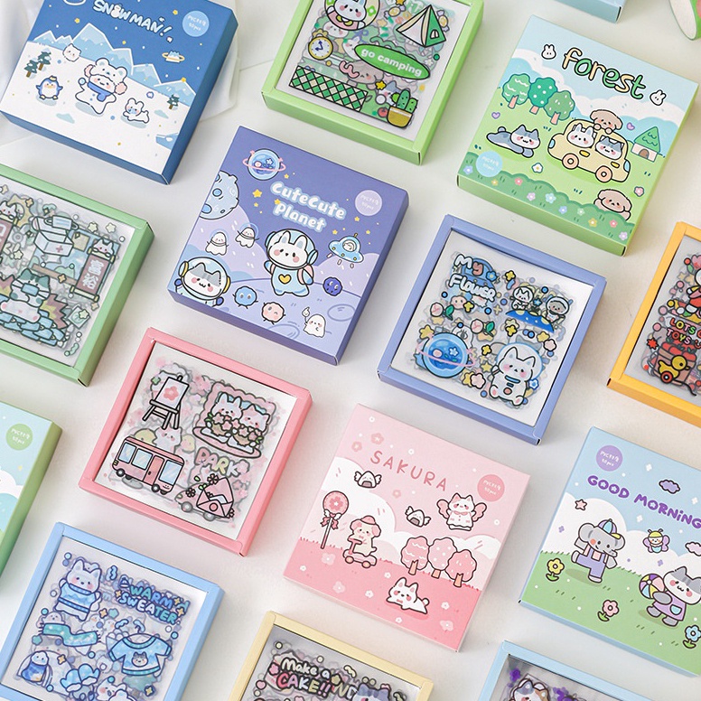 

Muraaaahh Stiker Bx Stiker Set Aestheti ekr Tumbrl Animal 1 Bx 1 Lembar 98I