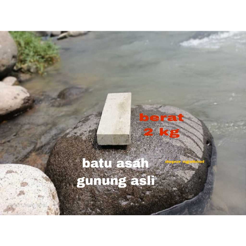 batu asah batu gunung - batu asahan pisau