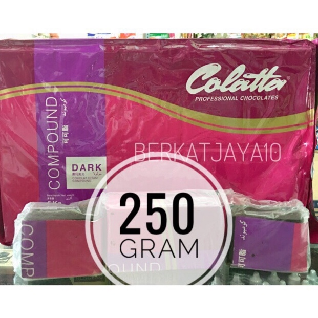 

Hot Sale 25 Gram COLATTA Chocolate Compound Dark Coklat Batang CLV