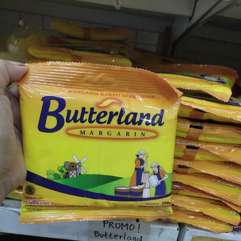 

BUTTERLAND 250G MARGARIN HARGA PROMO TERMURAHH...