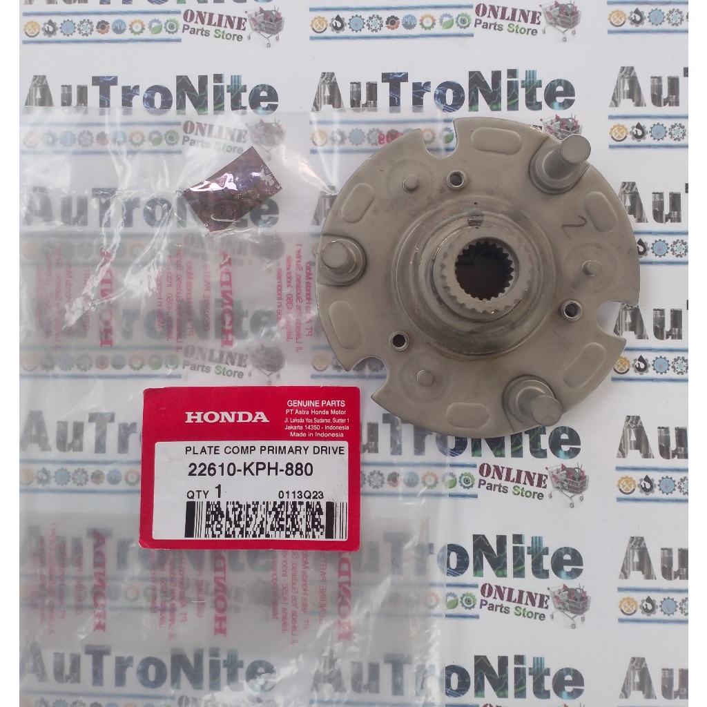 Plate Comp Prim Drive Rumah Dudukan Kampas Ganda 22610-KPH-880 Original Honda Karisma Kirana Supra X