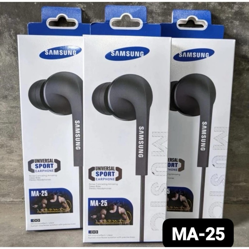 Headset galaxy Ma25 Handsfree HF Universal Sport Earphone
