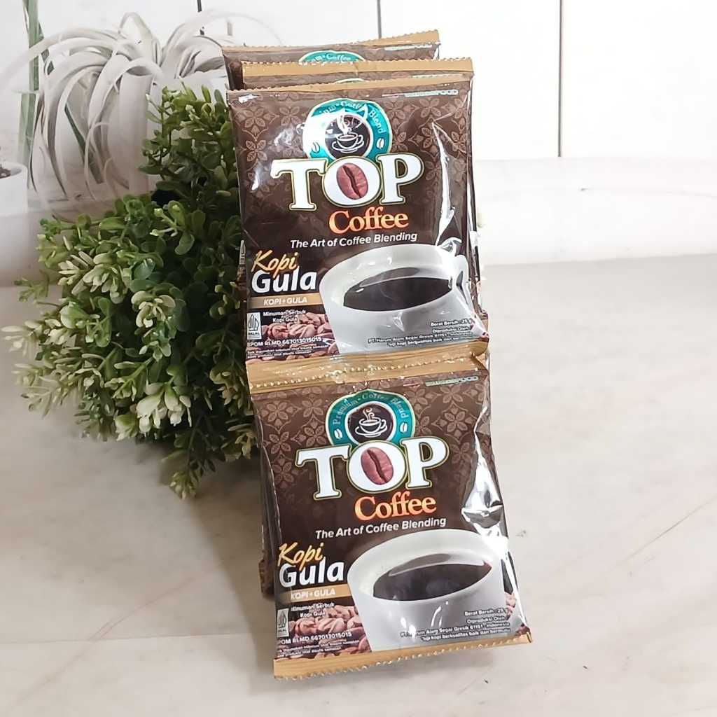 

Top Coffee Kopi + Gula Renceng isi 12x25gr