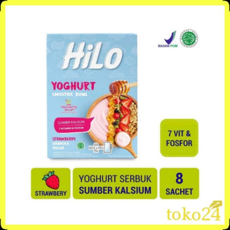 

HiLo Yoghurt Smoothie Bowl Strawberry 8's