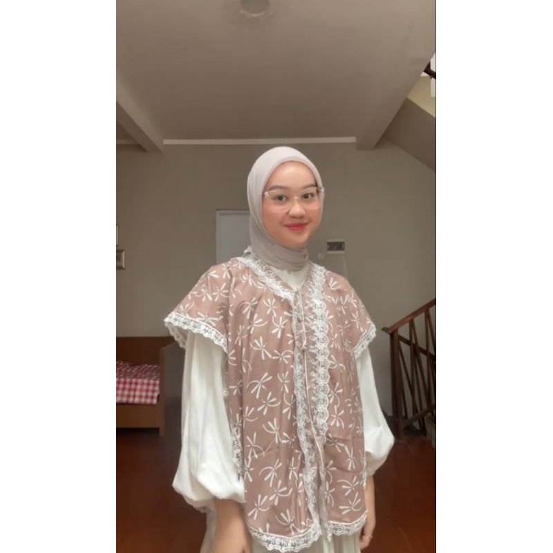 Etnika Vest Batik (Outer/ Outer Kondangan/ Vest Batik/ Baju Lebaran/ Baju Kondangan/ Clowy Vest/ Dah