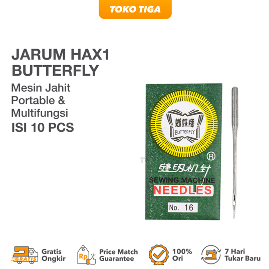 Jarum Mesin Jahit Merk BUTTERFLY (Portable &amp; Multifungsi)