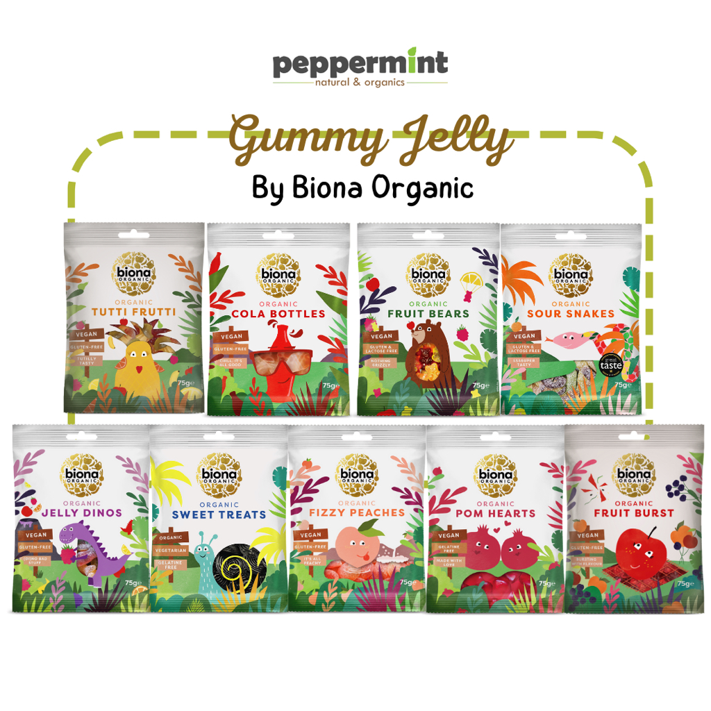 

Biona Organic Gummy Jelly (75 gr) / Permen Gummy Organik Anak