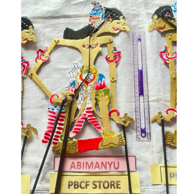 WAYANG KERTAS ABIMANYU WISANGGENI SETIYAKI ANOMAN ARJUNA DLL