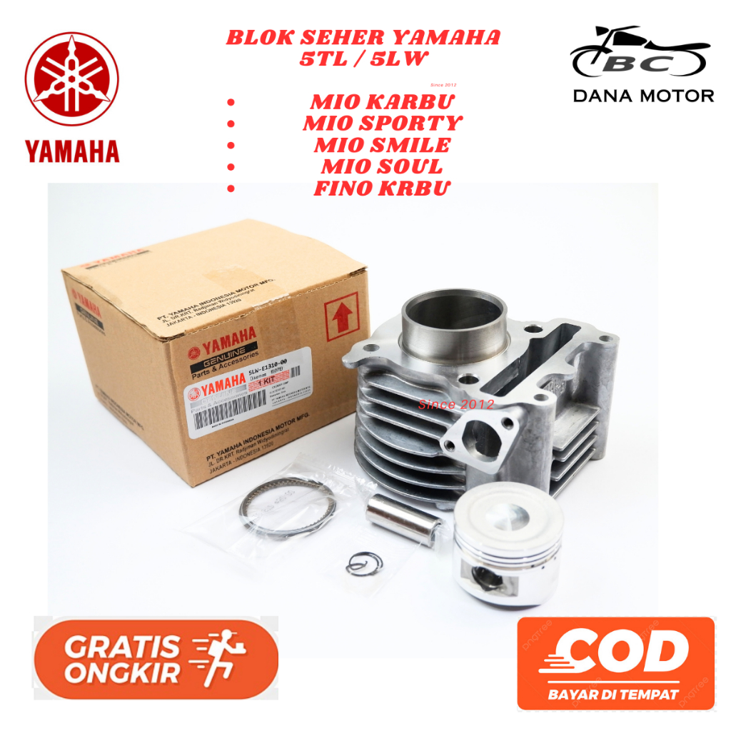 Blok Seher Set Komplit Mio Karbu Mio Sporty / Blok Seher Mio Original Premium - 5LW-E1310-00 / 5TL