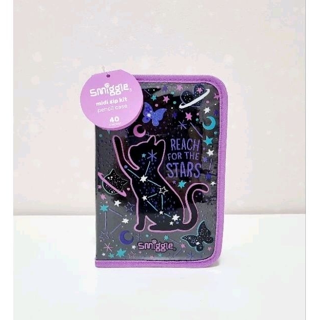 

(ORIGINAL) Smiggle Wild Side Stationery Gift Pack (Set Alas Tulis Smiggle) - Starry Cat