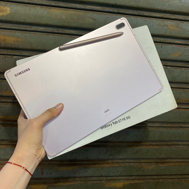 Samsung Tab S7 Fe 5g 6/128gb second bekas pakai resmi sein fullset