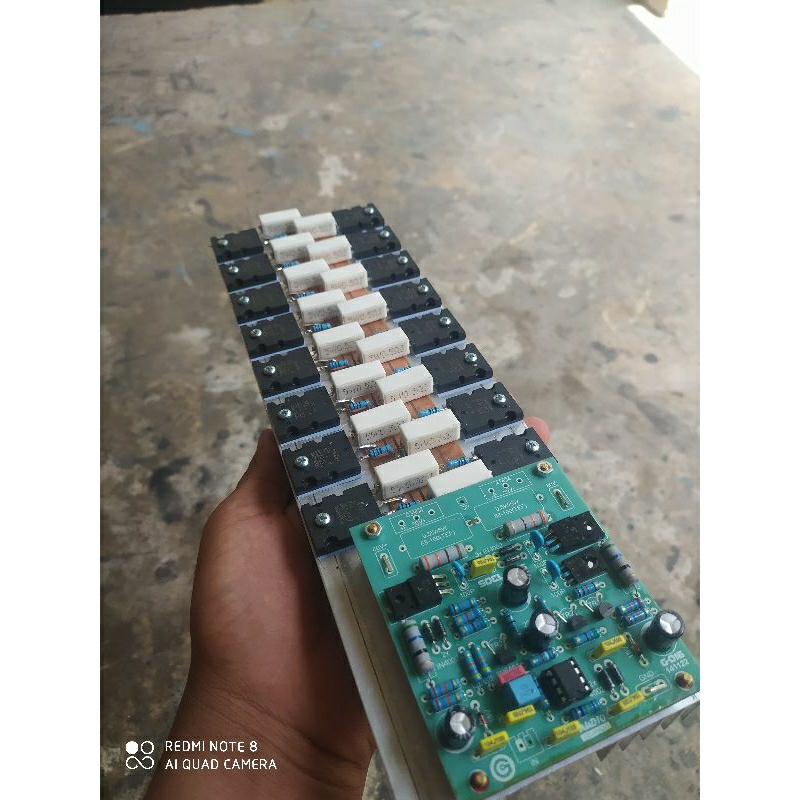 SOCL 506 POWER AMPLIFER LENGKAP TOSHIBA 8 SET SIAP PAKAI