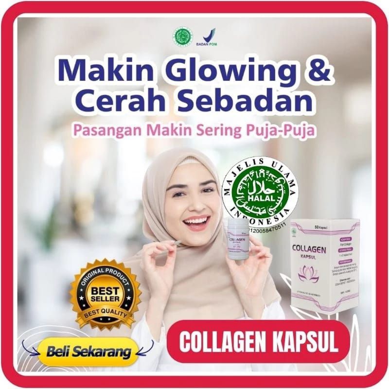 [AGEN RESMI]COLLAGEN KAPSUL BPOM SUPLEMEN KECANTIKAN- KAPSUL COLLAGEN COLAGEN KAPSUL COLLAGIE KAPSUL