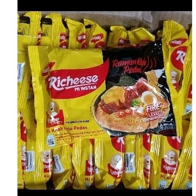 

mie richeese ramen keju pedas