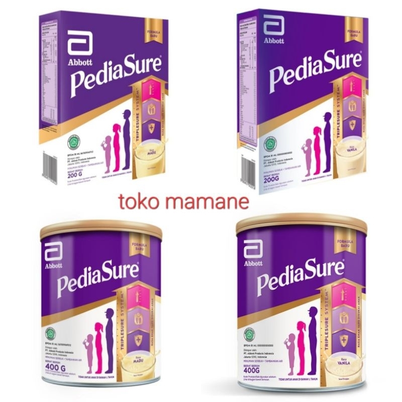 Pediasure Triplesure Madu/Vanila/Coklat 200gr/380gr/800gr