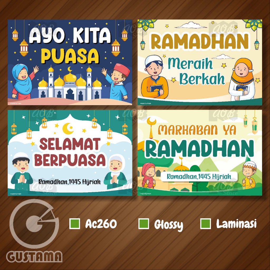 

Poster Pawai Ramadhan Anak, Poster Tarhib Ramadhan Laminasi A3
